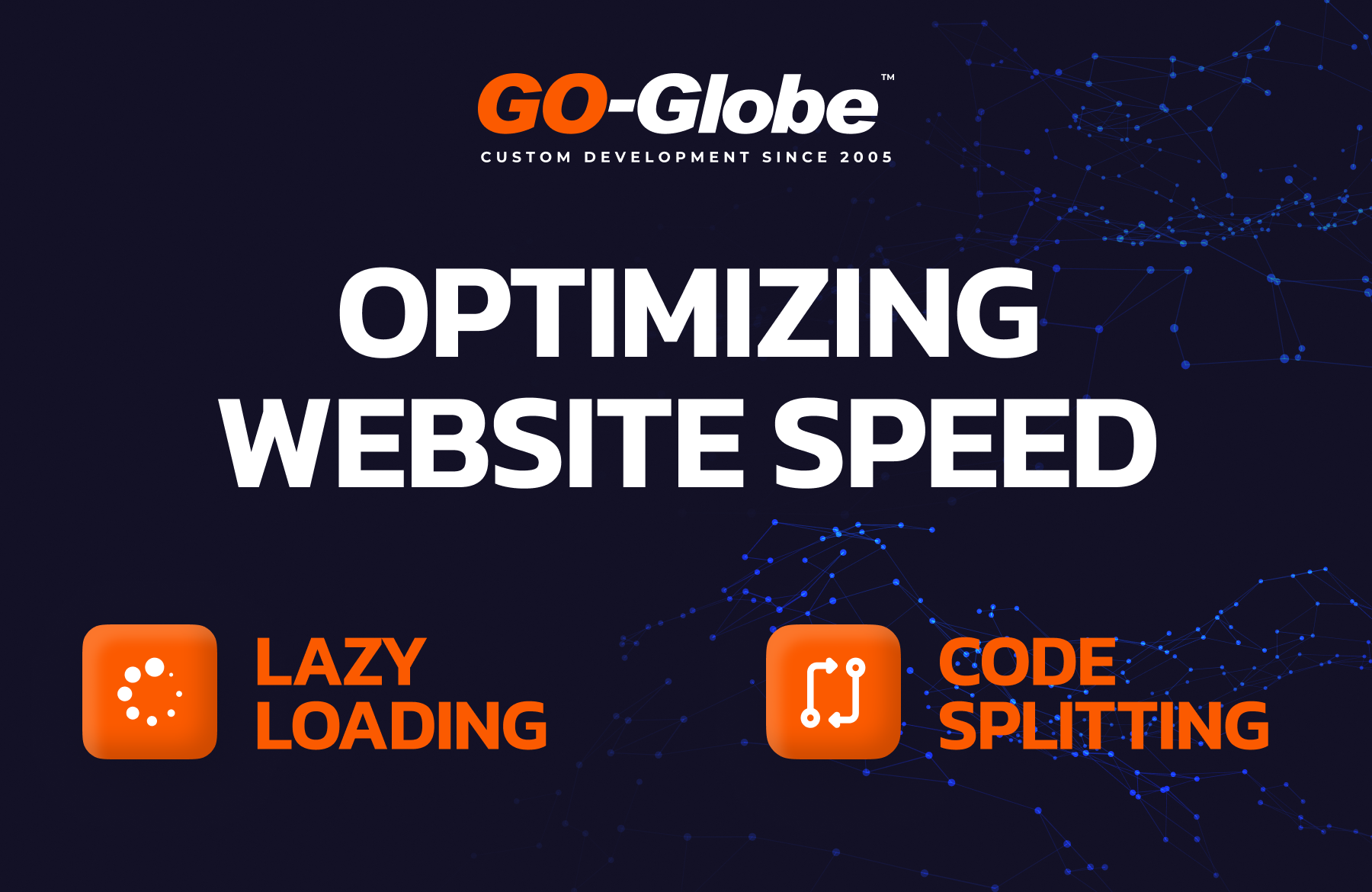 Optimizing website speed with lazy loading and code splitting for better SEO and user experience.