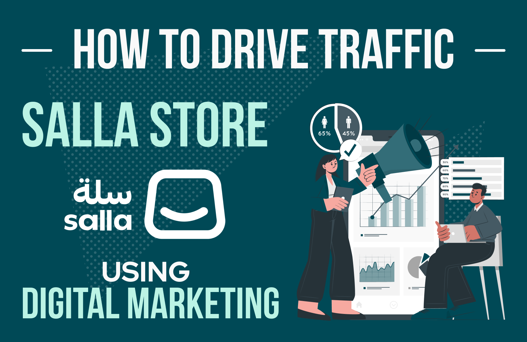 Digital marketing strategies to increase traffic to Salla e-commerce store